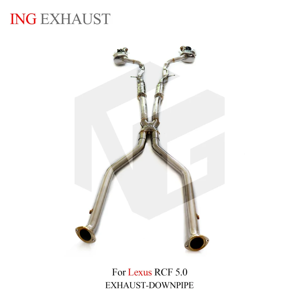 BNB BNB Titaniumz Stainless Steel Catback Exhaust for Lexus RCF 5.0 Silvery 120x50x40mm