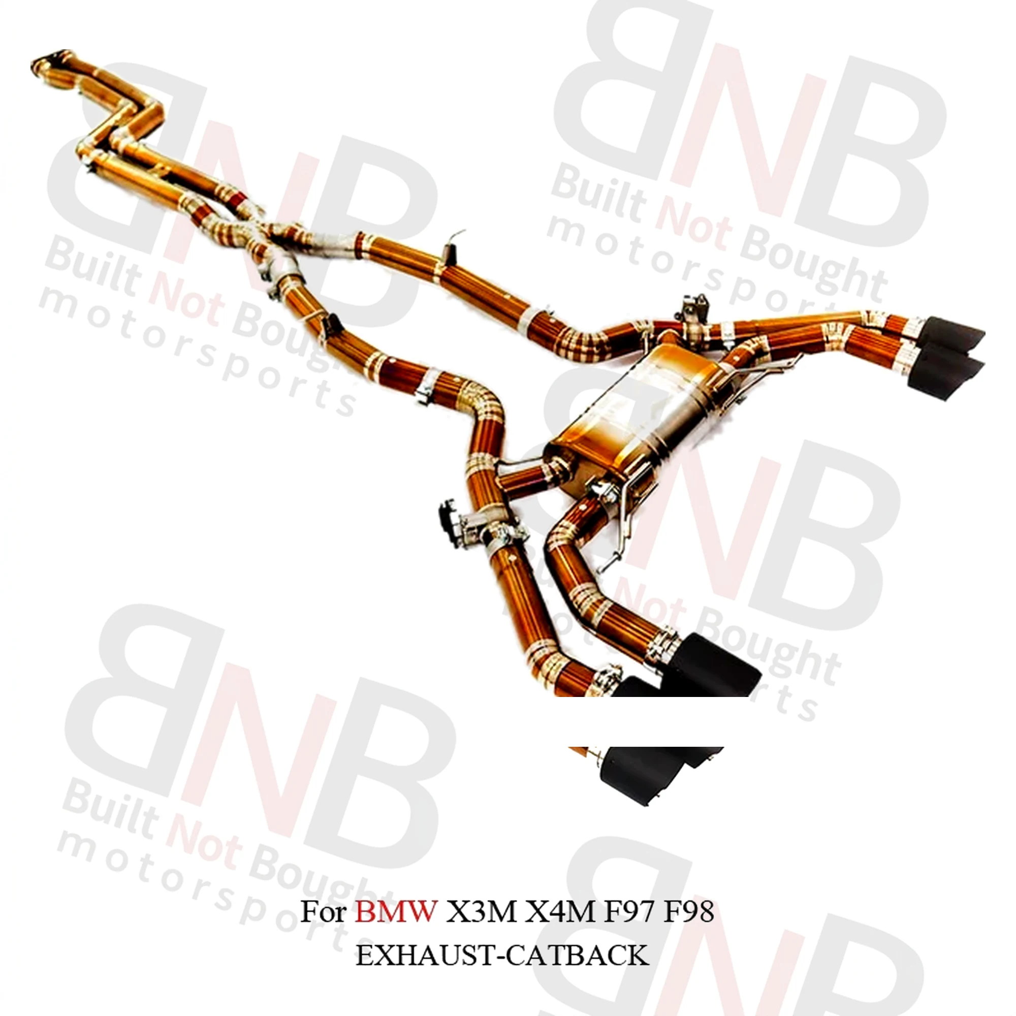 BNB Titaniumz Catback Exhaust Valve System for BMW X3M X4M 2019-2021