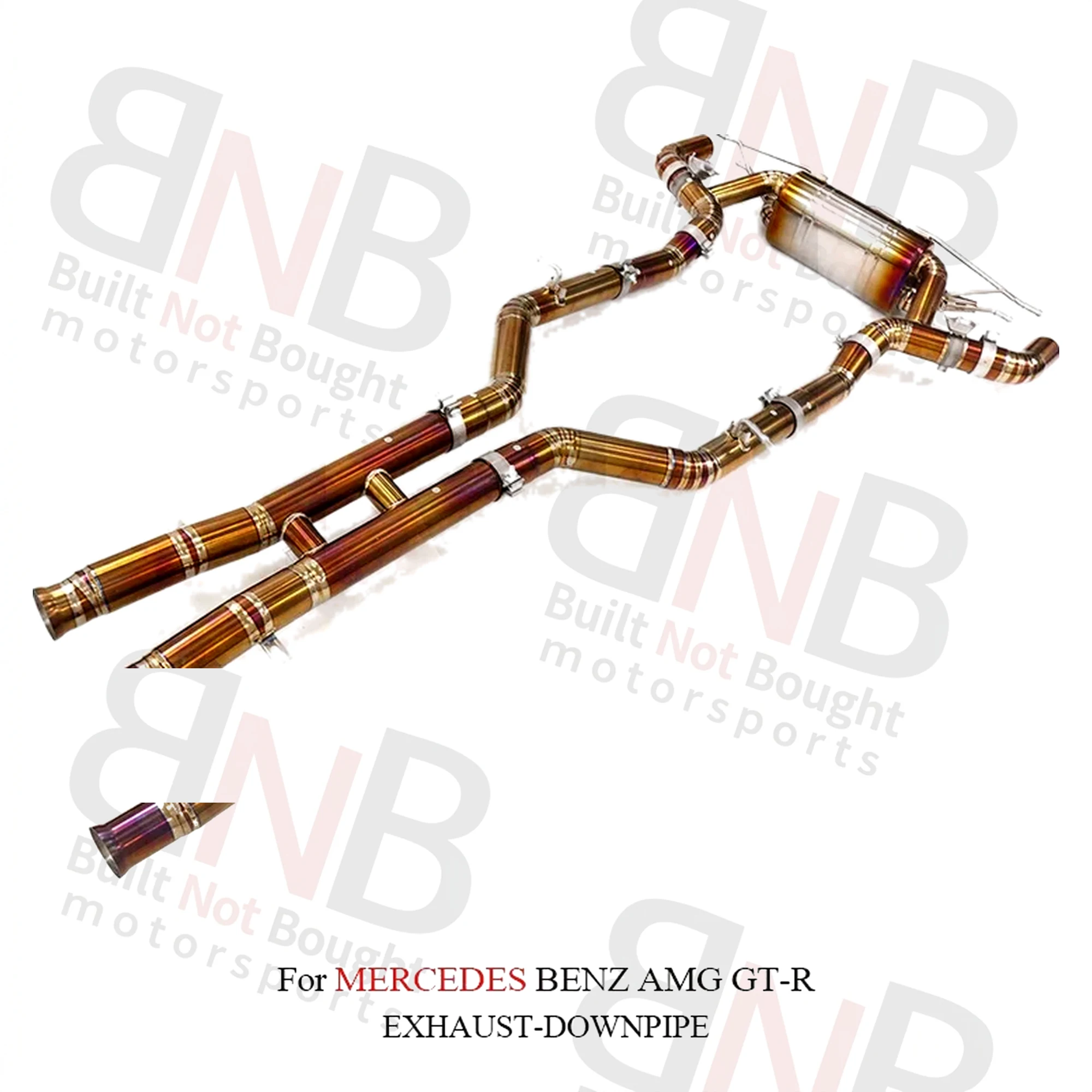 BNB Titaniumz Titanium Valvetronic Exhaust System for Mercedes Benz AMG GT-R