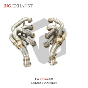 BNB Titaniumz Valvetronic Exhaust Manifold Stainless Steel Ferrari 360 120x50x40cm Silvery