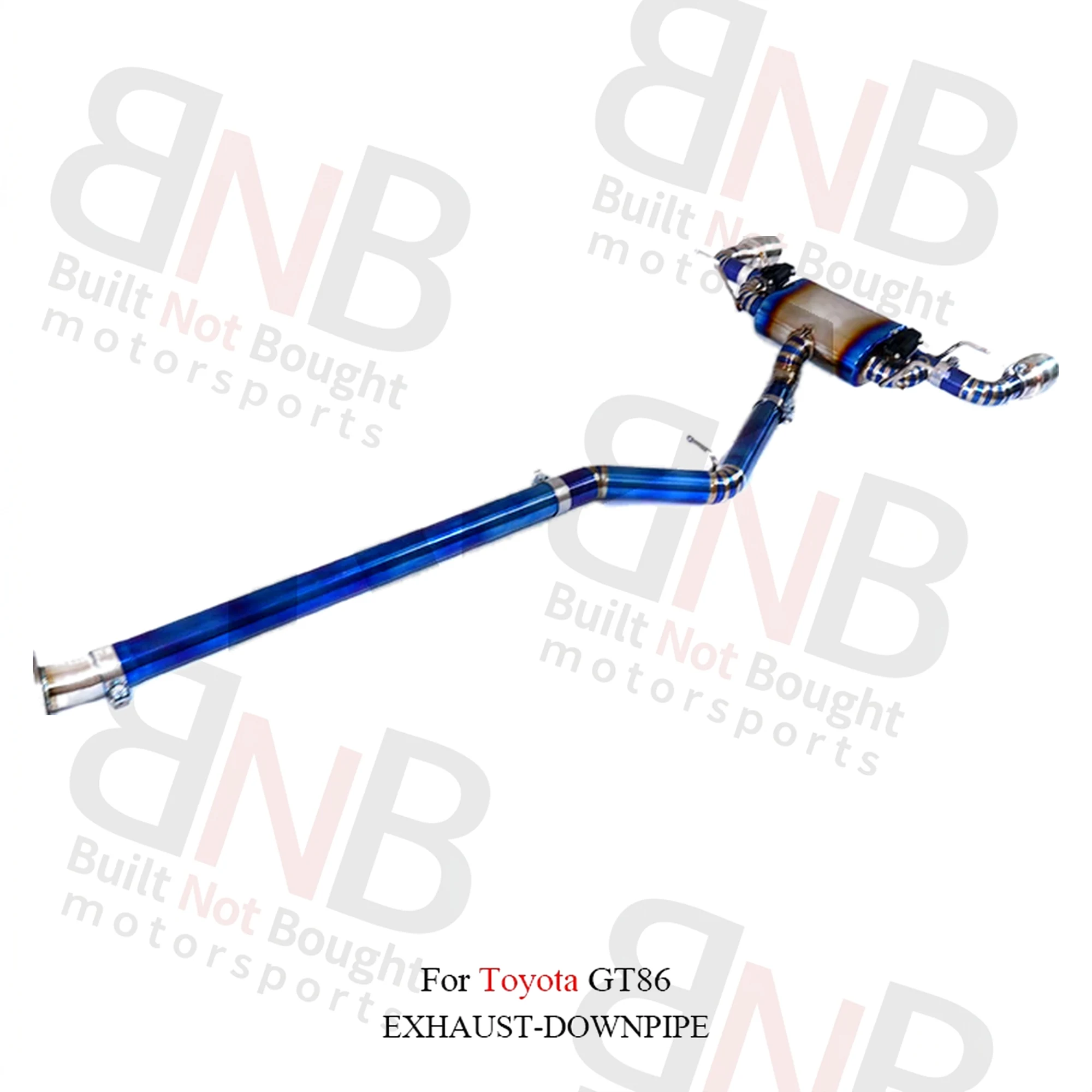 BNB Titaniumz Catback Exhaust for Toyota GT86 2.0L Titanium Valved Muffler