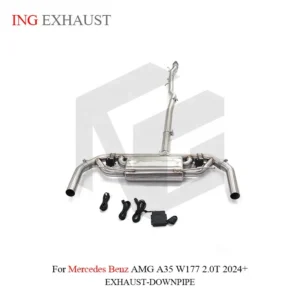 BNB BNB Titaniumz Valvetronic Exhaust Mercedes Benz AMG A35 W177 2.0T 2024+ Silvery