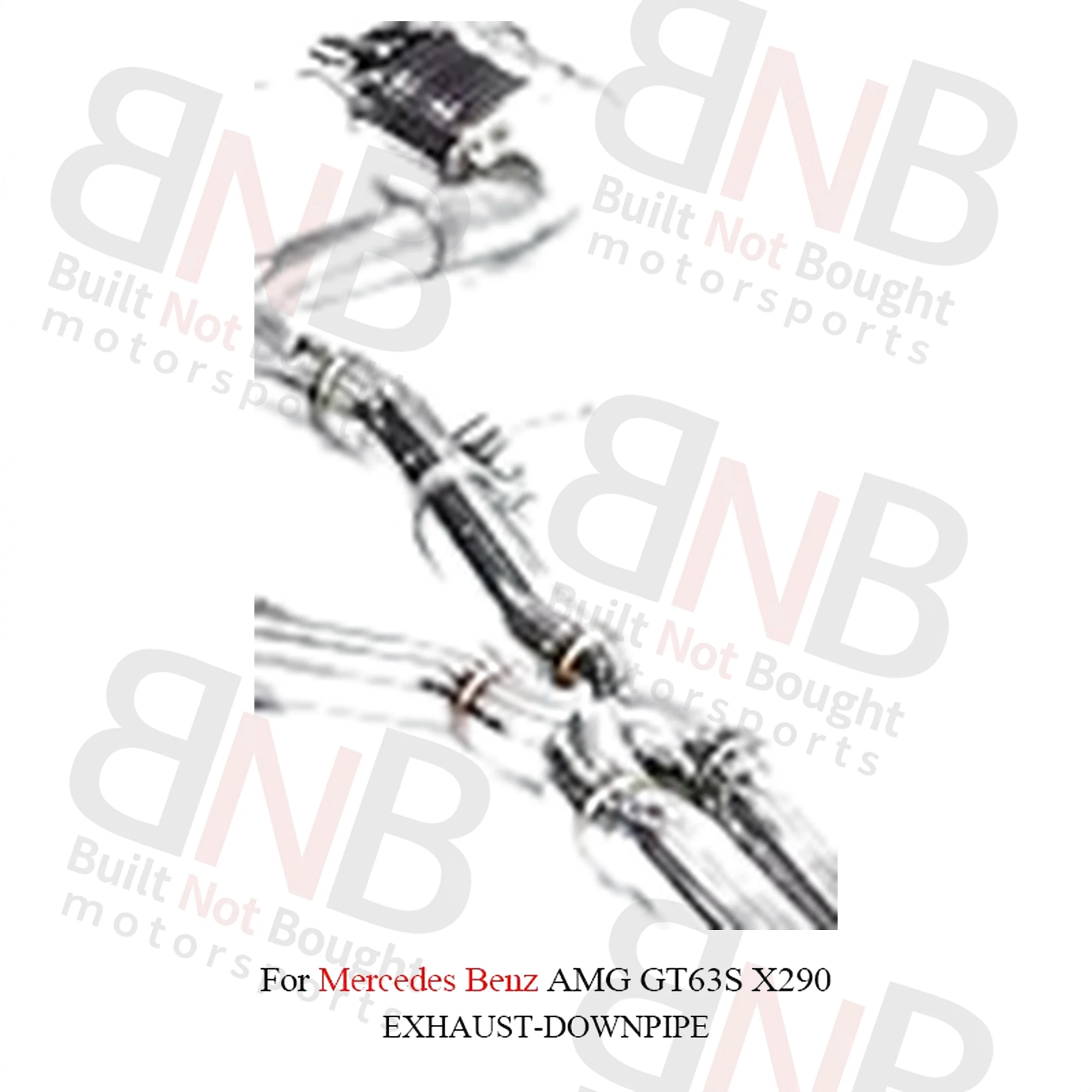 BNB Titaniumz Stainless Steel Exhaust System Valved Catback for Mercedes AMG GT63S X290