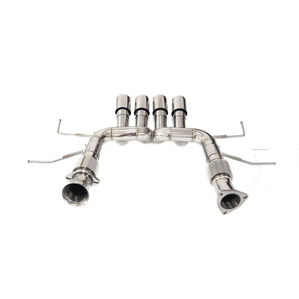 BNB Titaniumz Stainless Steel Exhaust Straight Pipe Corvette C8 Z06