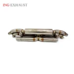 BNB Titaniumz Catback Exhaust System for Porsche 991.2 Turbo 3.8T Silver