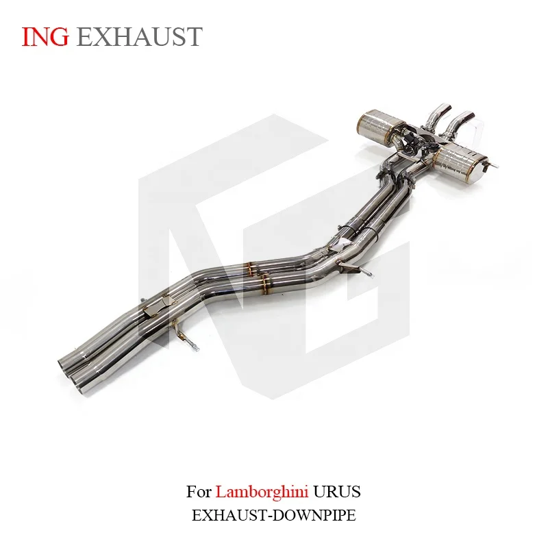 BNB Titaniumz Stainless Steel Exhaust Catback for Lamborghini URUS High Flow Silvery