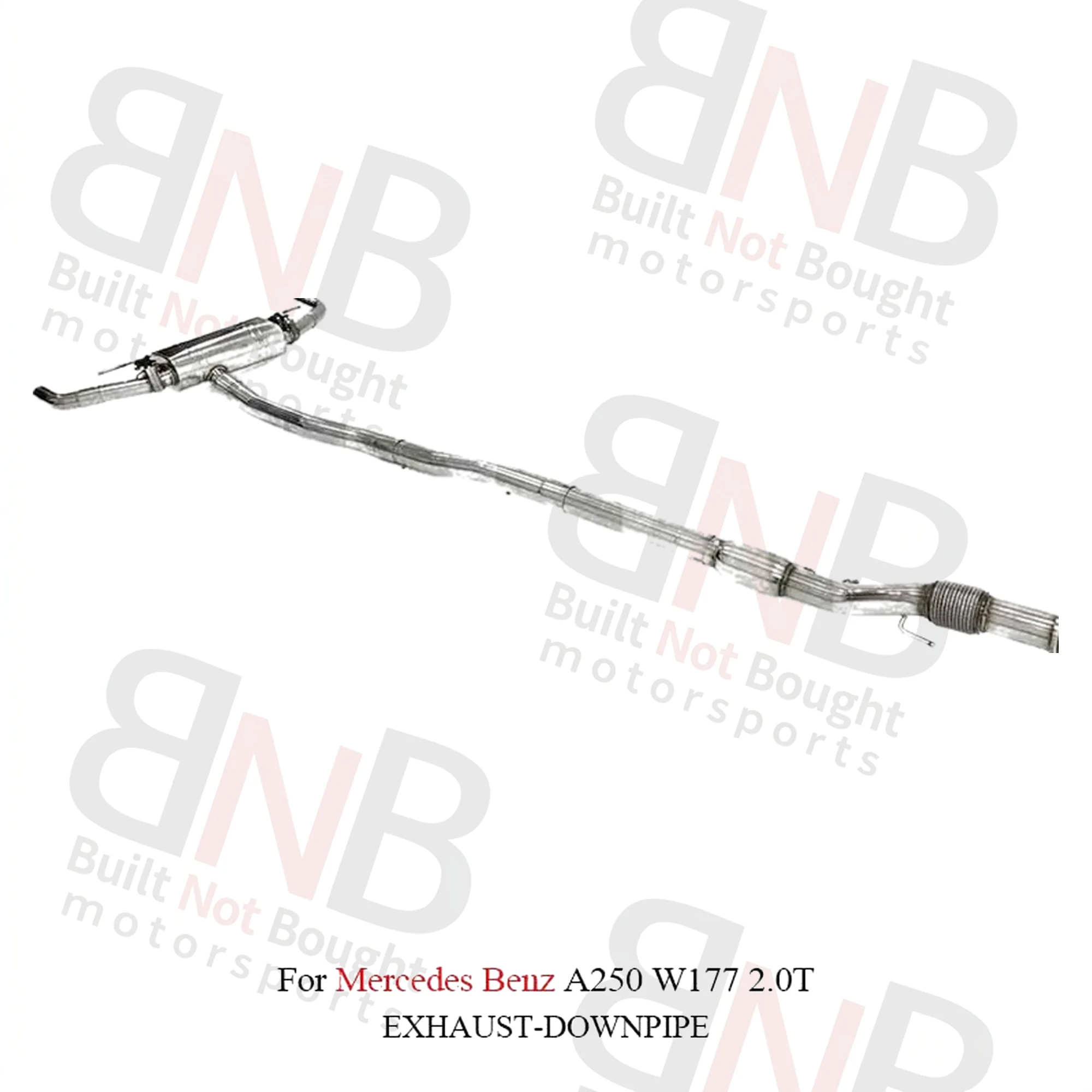BNB Stainless Steel Catback Exhaust Mercedes A250 W177 2.0T AWD