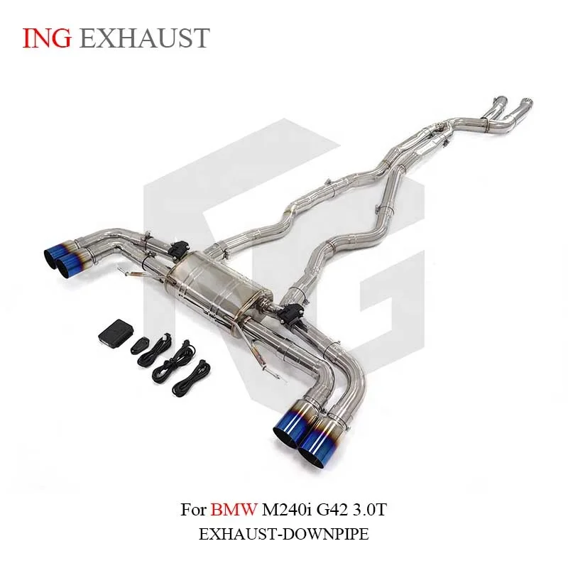 BNB Titaniumz Stainless Steel Exhaust System Valve Catback for BMW M240i G42 3.0T