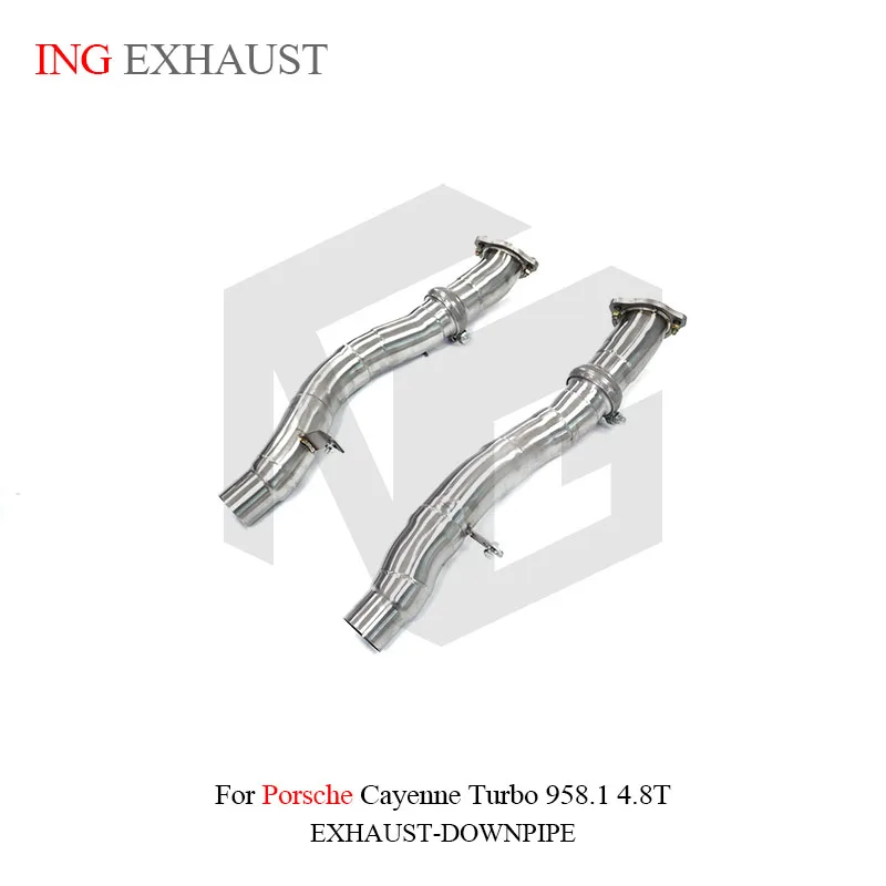 BNB Titaniumz Exhaust Resonant Front Pipe Porsche Cayenne Turbo 958.1 4.8T