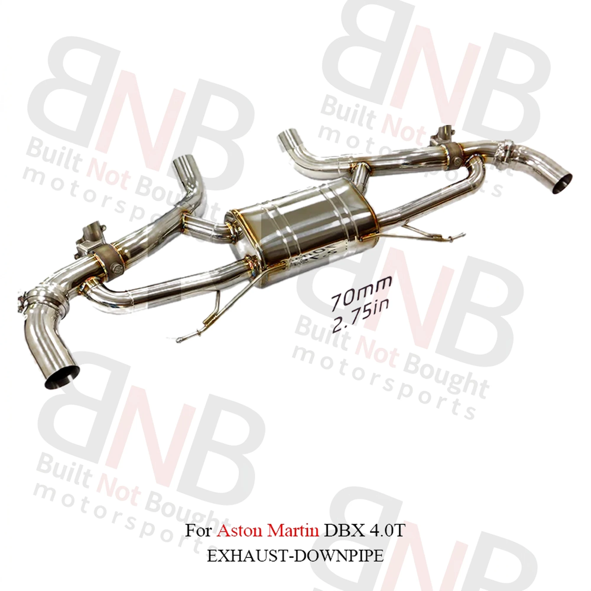 BNB Exhaust Catback Stainless Steel Pipes for Aston Martin DBX 4.0T