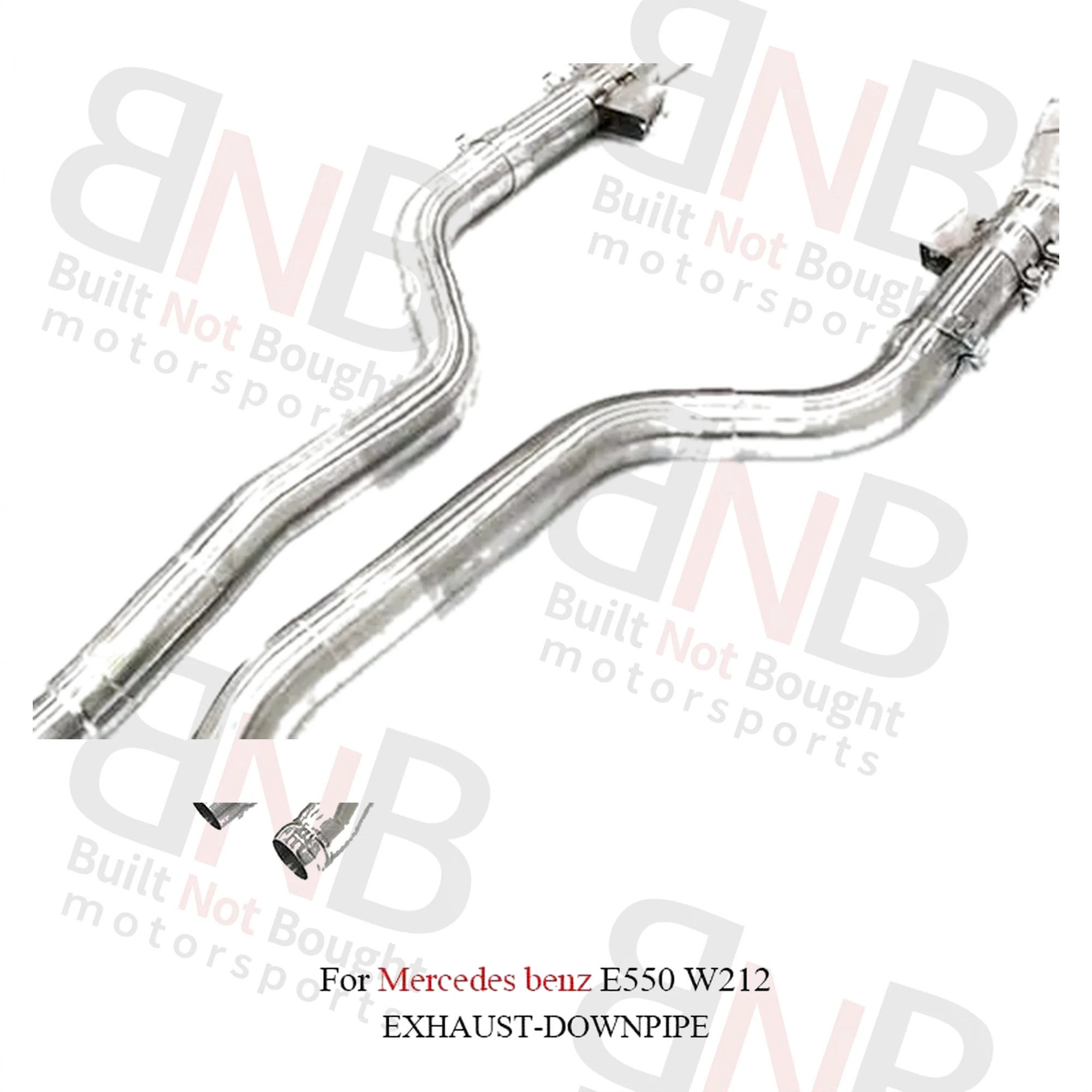 BNB Stainless Steel Downpipe 76mm for Mercedes Benz E550 W212