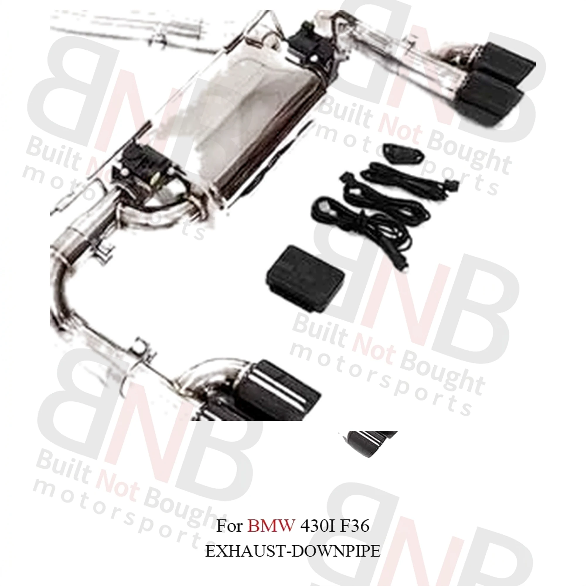 BNB Titaniumz Stainless Steel Valvetronic Cat-Back Exhaust for BMW 430i F36
