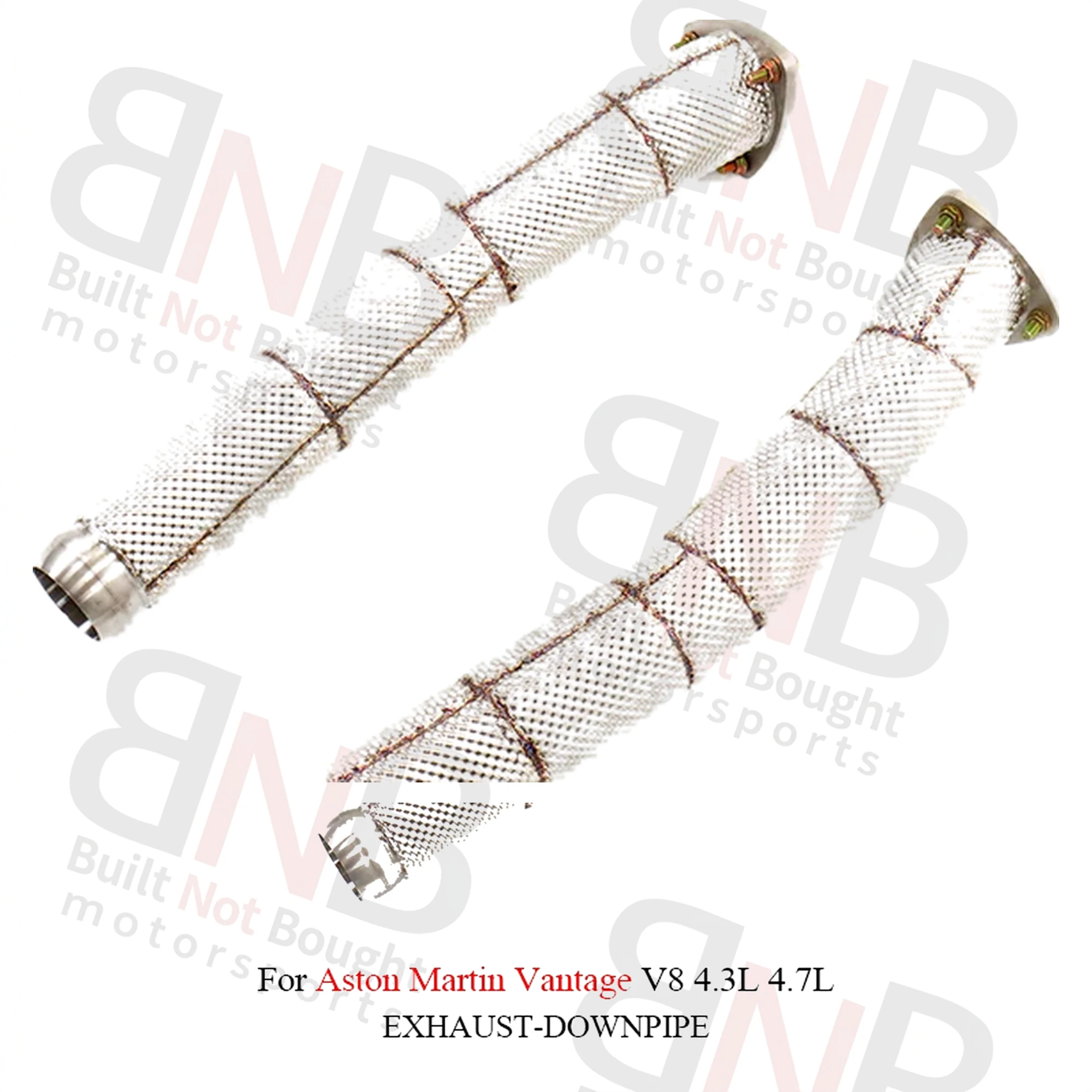 BNB Stainless Steel Exhaust Front Tube for Aston Martin Vantage V8 4.3L 4.7L