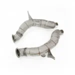 BNB Titaniumz Stainless Steel High-Flow Downpipe For Ferrari F8