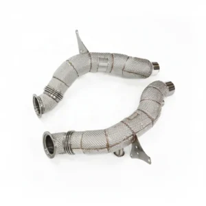 BNB Titaniumz Stainless Steel High-Flow Downpipe For Ferrari F8