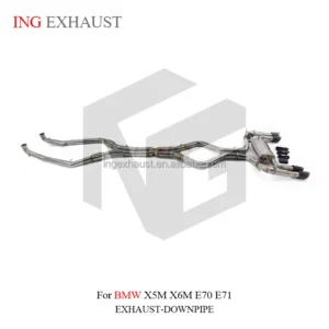 BNB Titaniumz Stainless Steel Catback Exhaust for BMW X5M X6M E70 E71