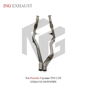 BNB Titaniumz Stainless Steel Exhaust Pipe for Porsche Cayenne 9Y0 2.9T