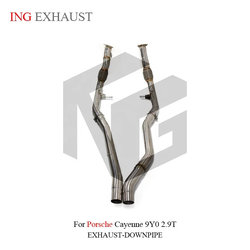 BNB Titaniumz Stainless Steel Exhaust Pipe for Porsche Cayenne 9Y0 2.9T