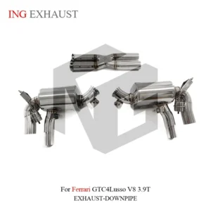 BNB Titaniumz Stainless Steel Valvetronic Exhaust for Ferrari GTC4Lusso V8 3.9T High-Flow Direct Bolt-On Grand Tourer Parts Wholesale