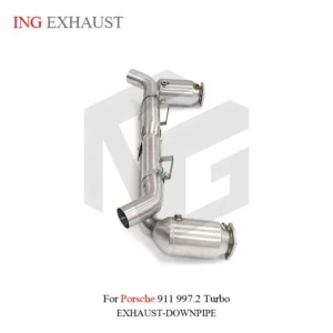 BNB Titaniumz Valvetronic Exhaust for Porsche 911 997.2 Turbo Slivery