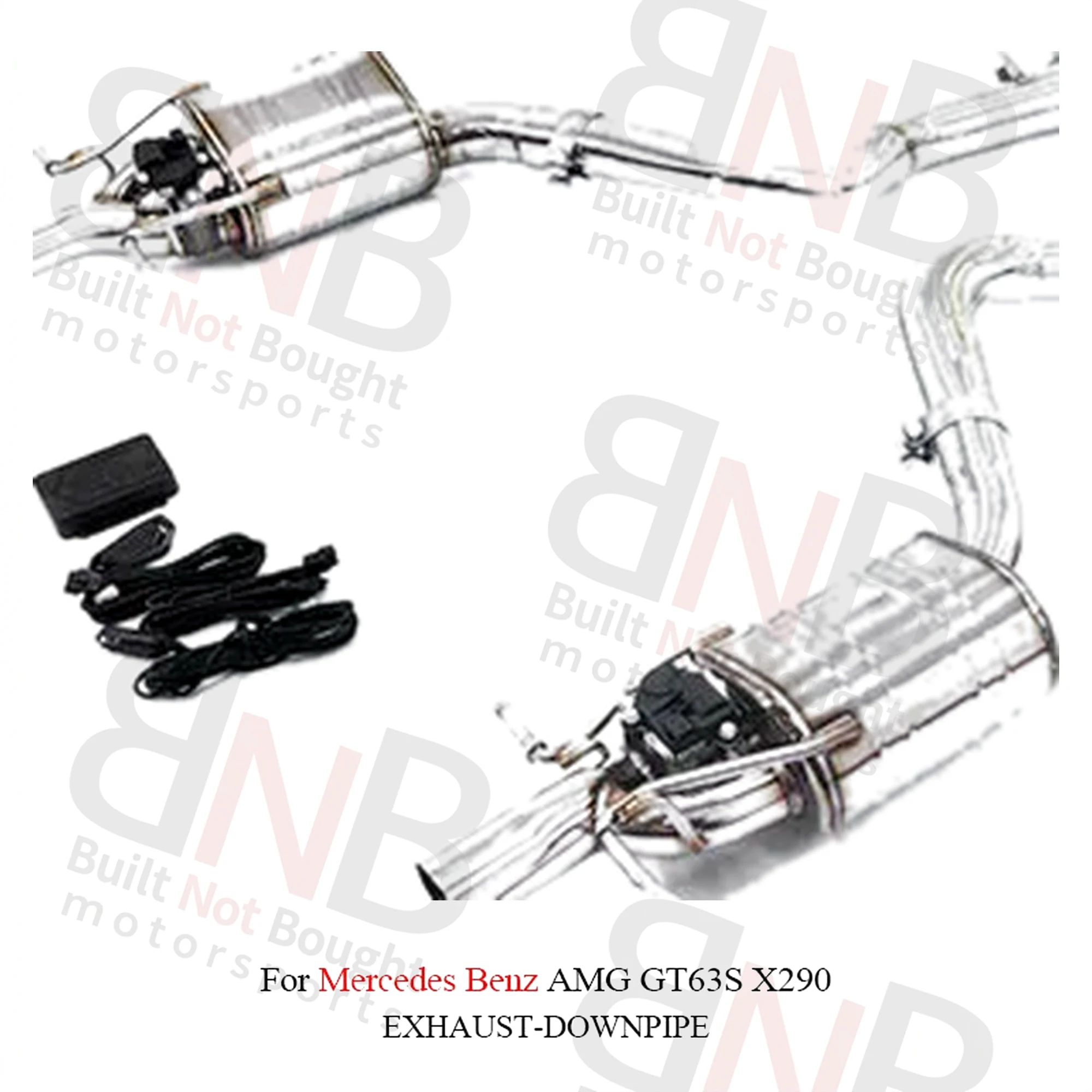 BNB Titaniumz Stainless Steel Catback Valvetronic Exhaust for AMG GT63S X290