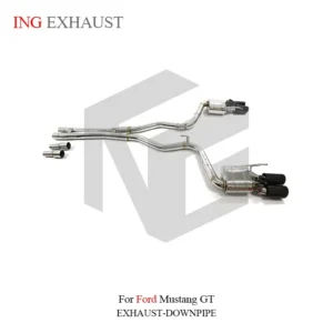 BNB Titaniumz Ford Mustang GT 5.0L V8 2013+ Catback Exhaust Stainless Steel Valved Muffler