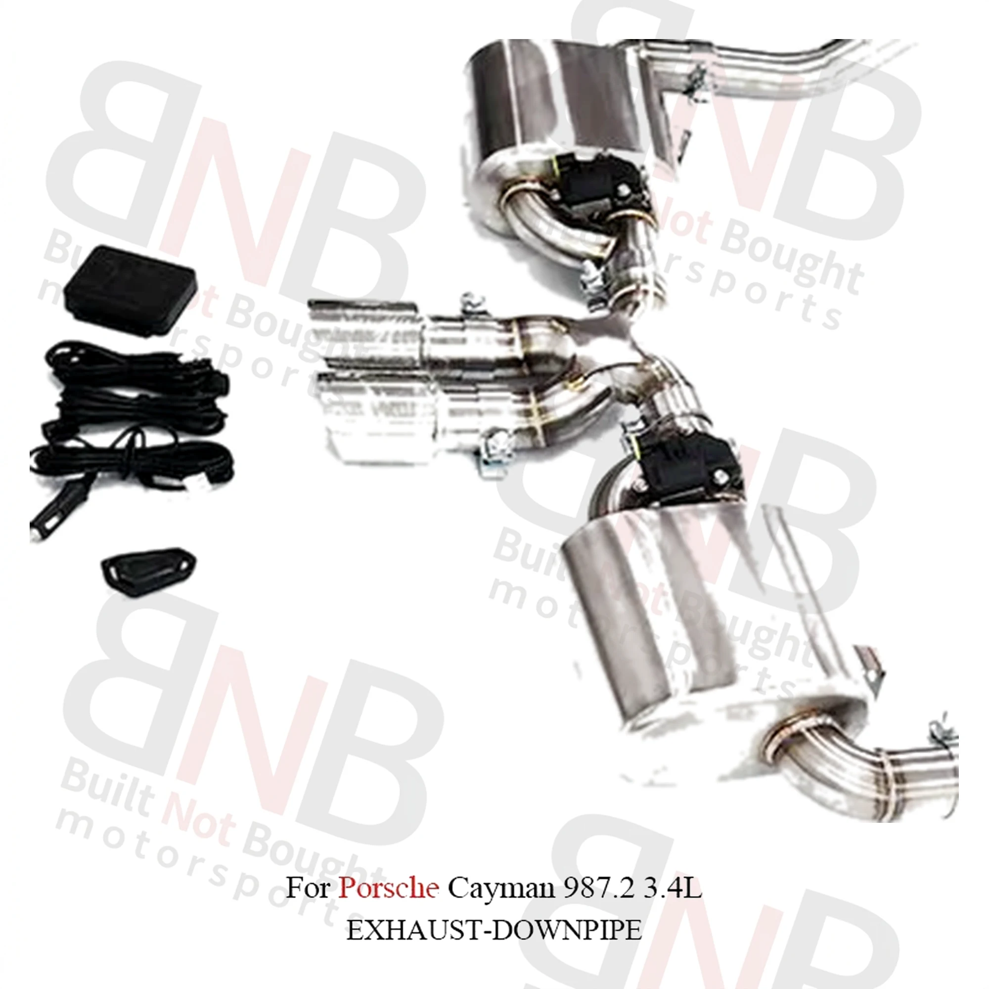 BNB Stainless Steel Exhaust Valve Catback for Porsche Cayman 987.2