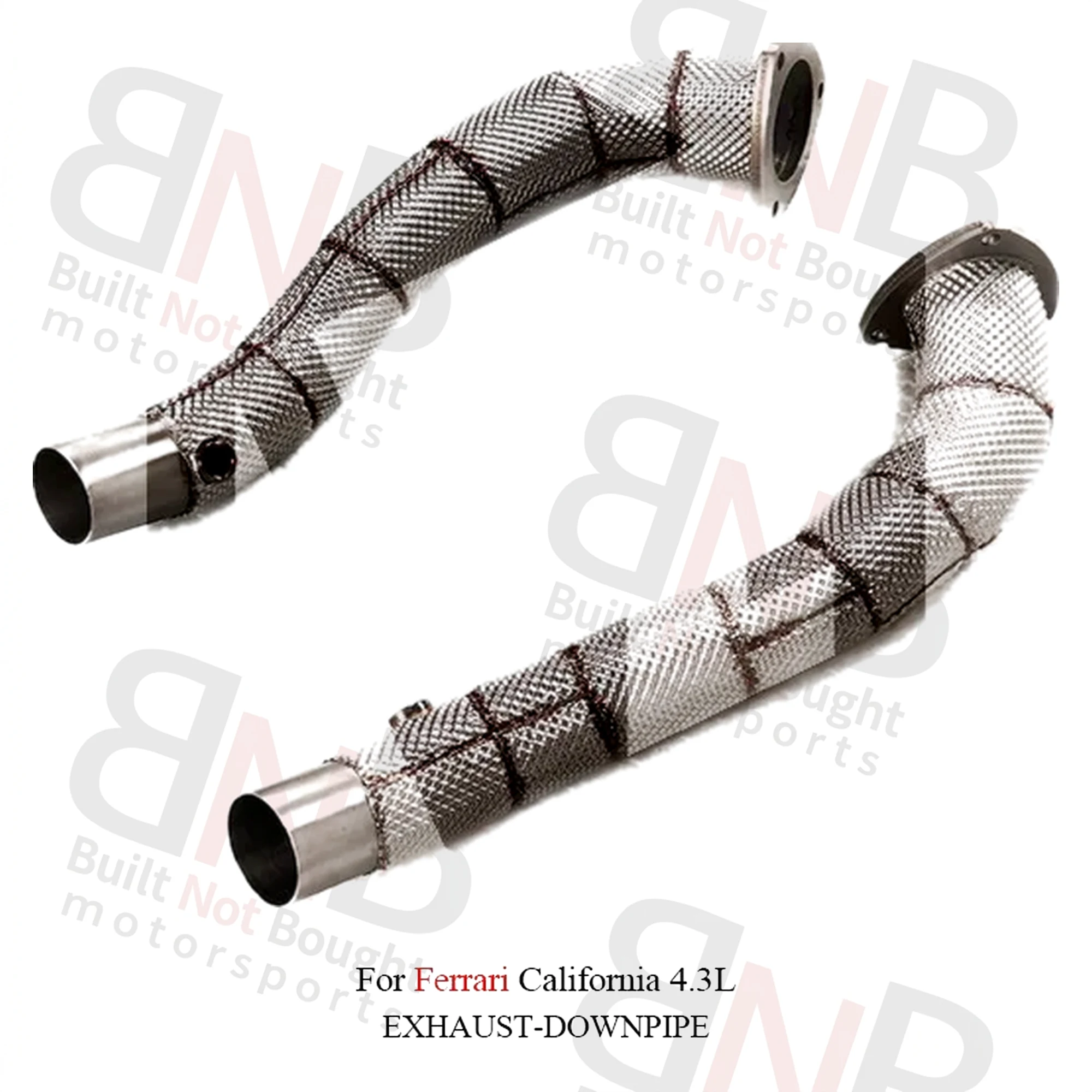 BNB Stainless Steel Exhaust Downpipe Ferrari California 4.3L Silver
