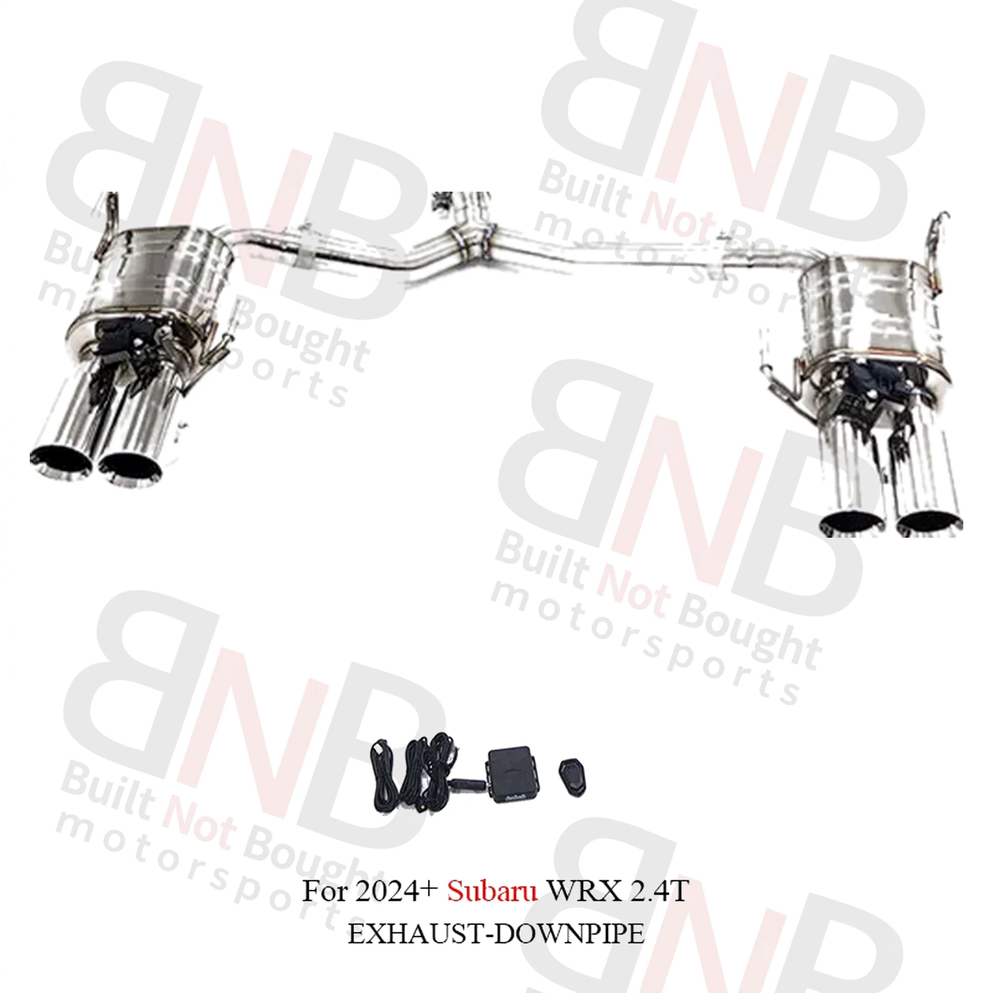 BNB Titaniumz Catback Exhaust for Subaru WRX 2.4T 2024+ Stainless Steel