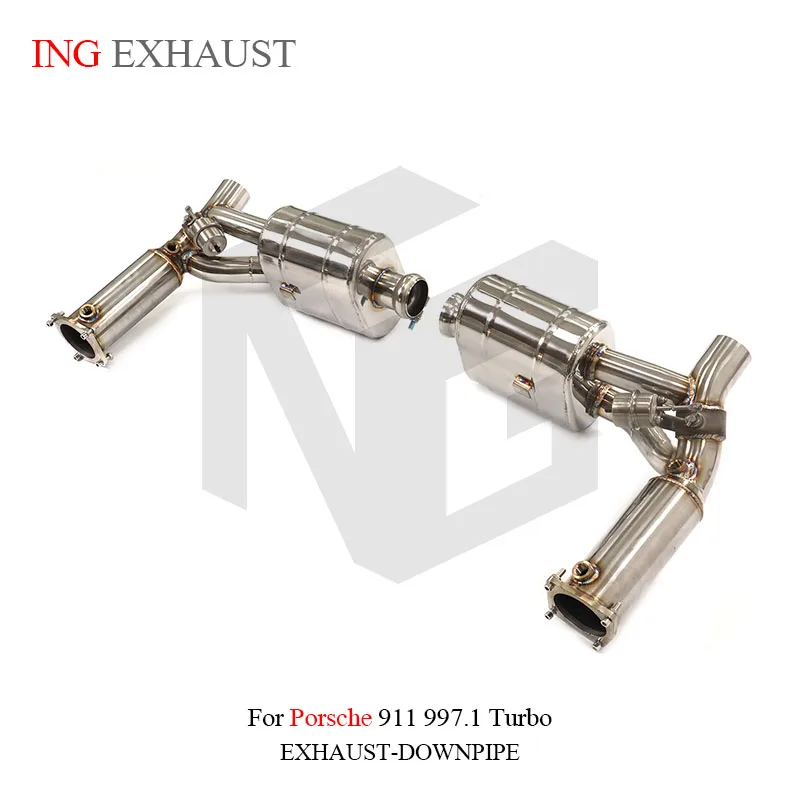 BNB Stainless Steel Valvetronic Exhaust Muffler Catback for Porsche 911 997.1 Turbo