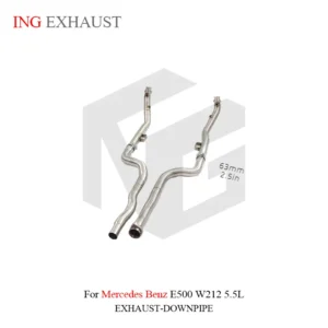 BNB Titaniumz Stainless Steel Exhaust Downpipe Mercedes E500 W212 5.5L