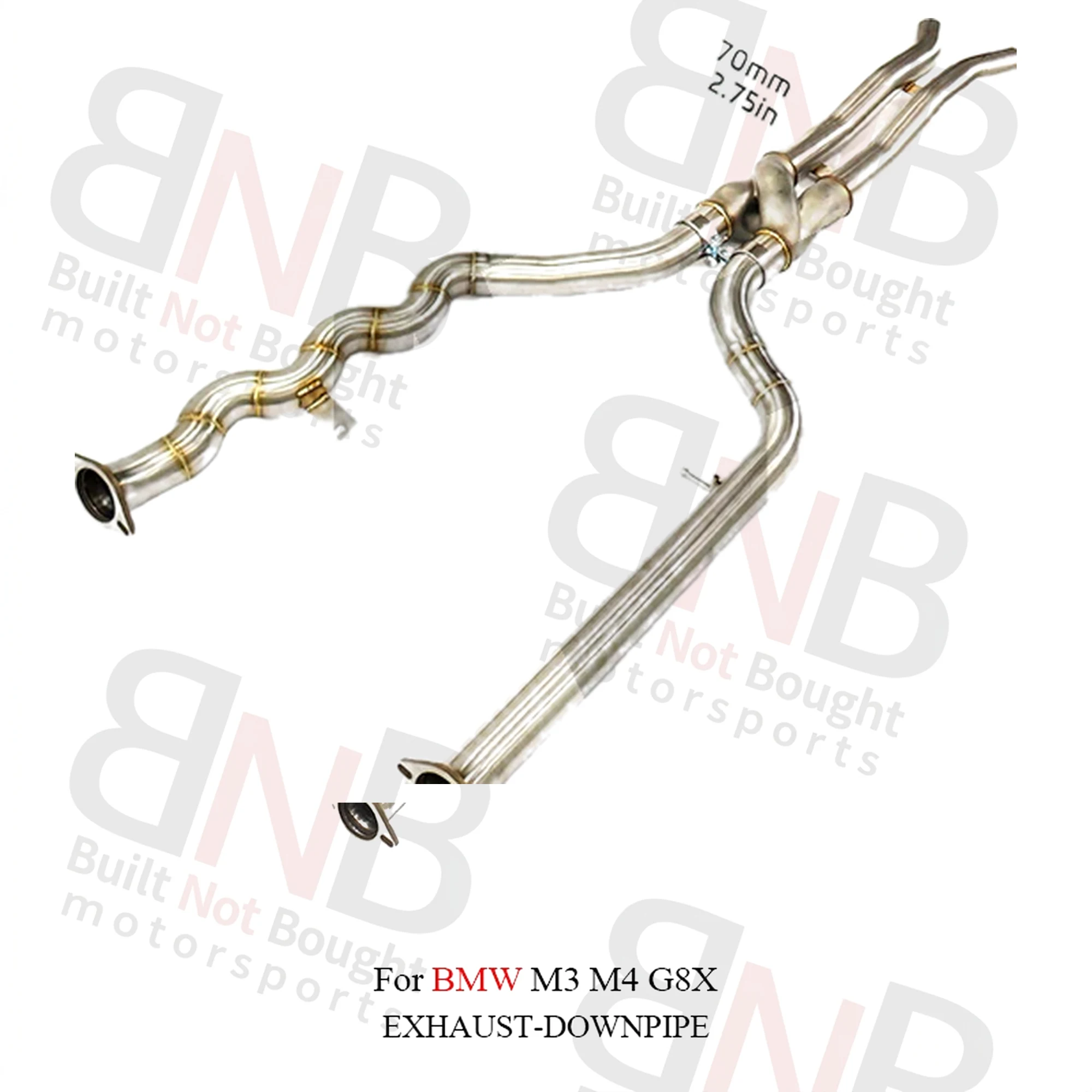 BNB Stainless Steel Exhaust Midpipe for BMW M3 M4 G8X