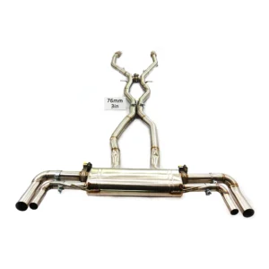 BNB Titaniumz Catback Exhaust System for Mercedes GLS63 X167 4.0T Silver 120x50x40cm