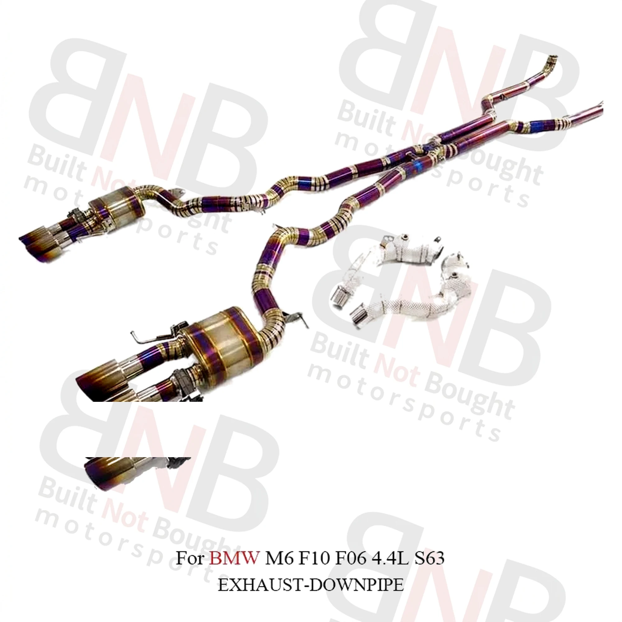 BNB Titaniumz Titanium Alloy Exhaust System for BMW M6 4.4L S63