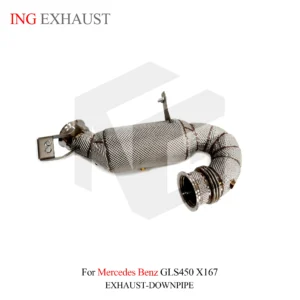 BNB Titaniumz Stainless Steel Exhaust Downpipe for Mercedes GLS450 X167