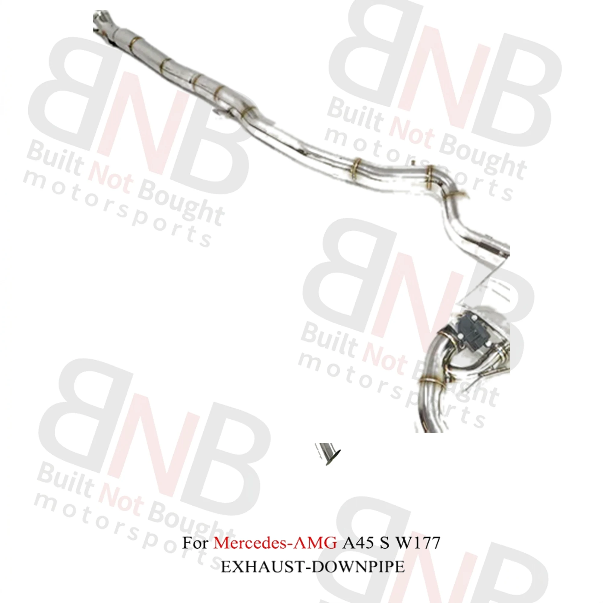 BNB Titaniumz Catback Exhaust System for AMG A45 2.0T with Electronic Valve