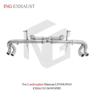 BNB Titaniumz Stainless Catback for Lamborghini Huracan LP580LP610 Silver