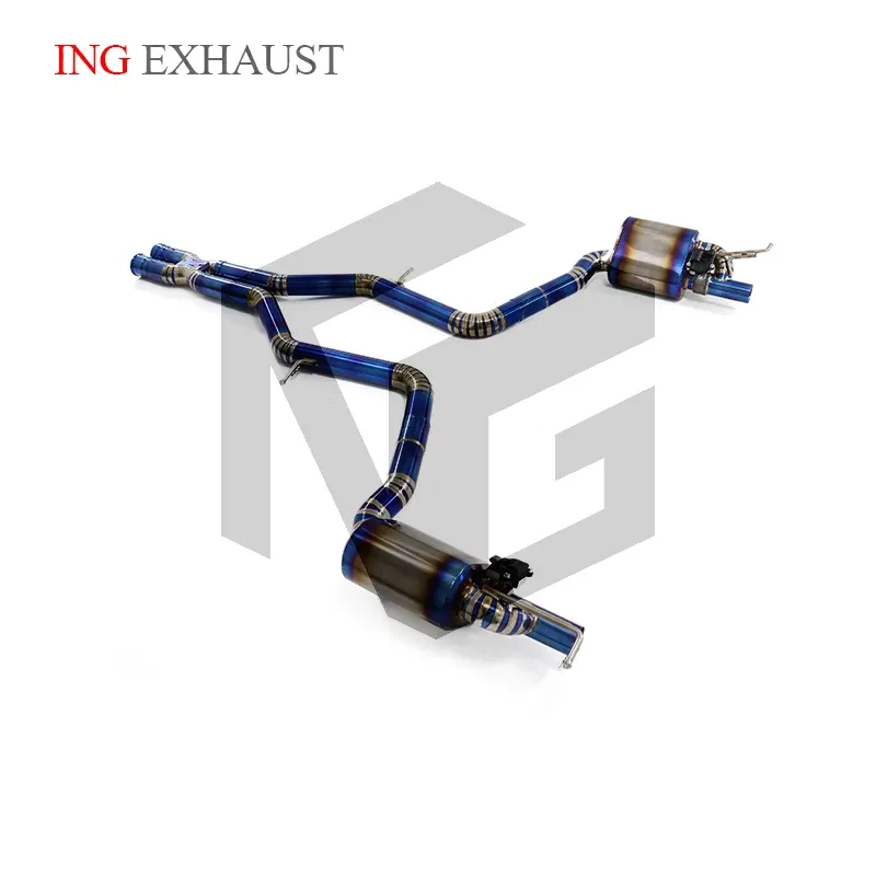 BNB Titaniumz Catback Exhaust System AMG E63 W211 2003-2008 Muffler Valve