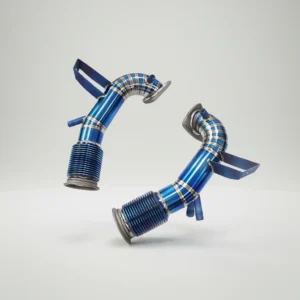 BNB Titaniumz Exhaust Pipe for Audi R8 V10 Blue 120x60x30cm
