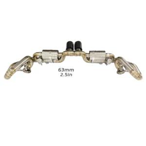 BNB Titaniumz Catback Exhaust for Porsche 911 991 GT3 RS 2017+