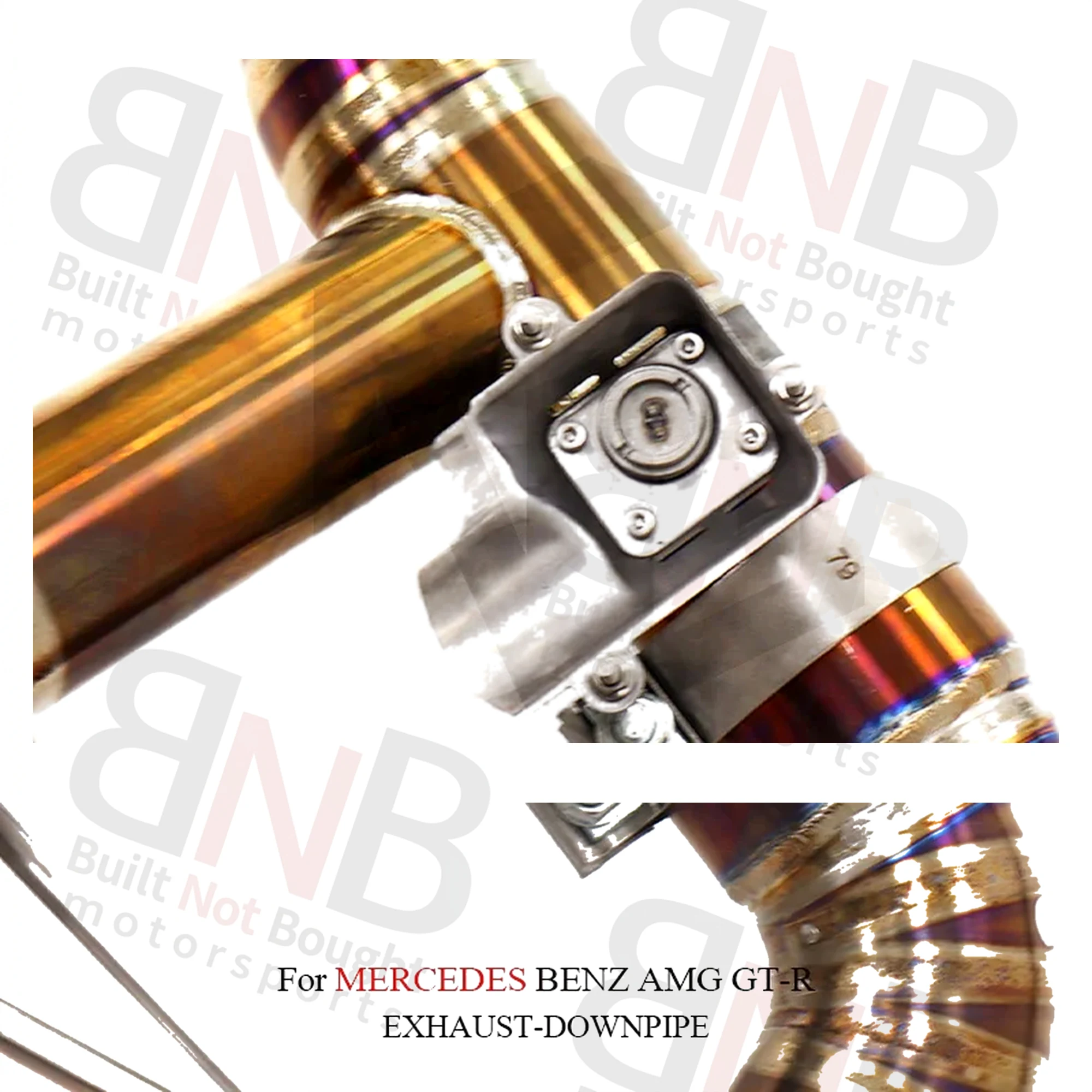 BNB Titaniumz Titanium Valvetronic Exhaust System for Mercedes Benz AMG GT-R
