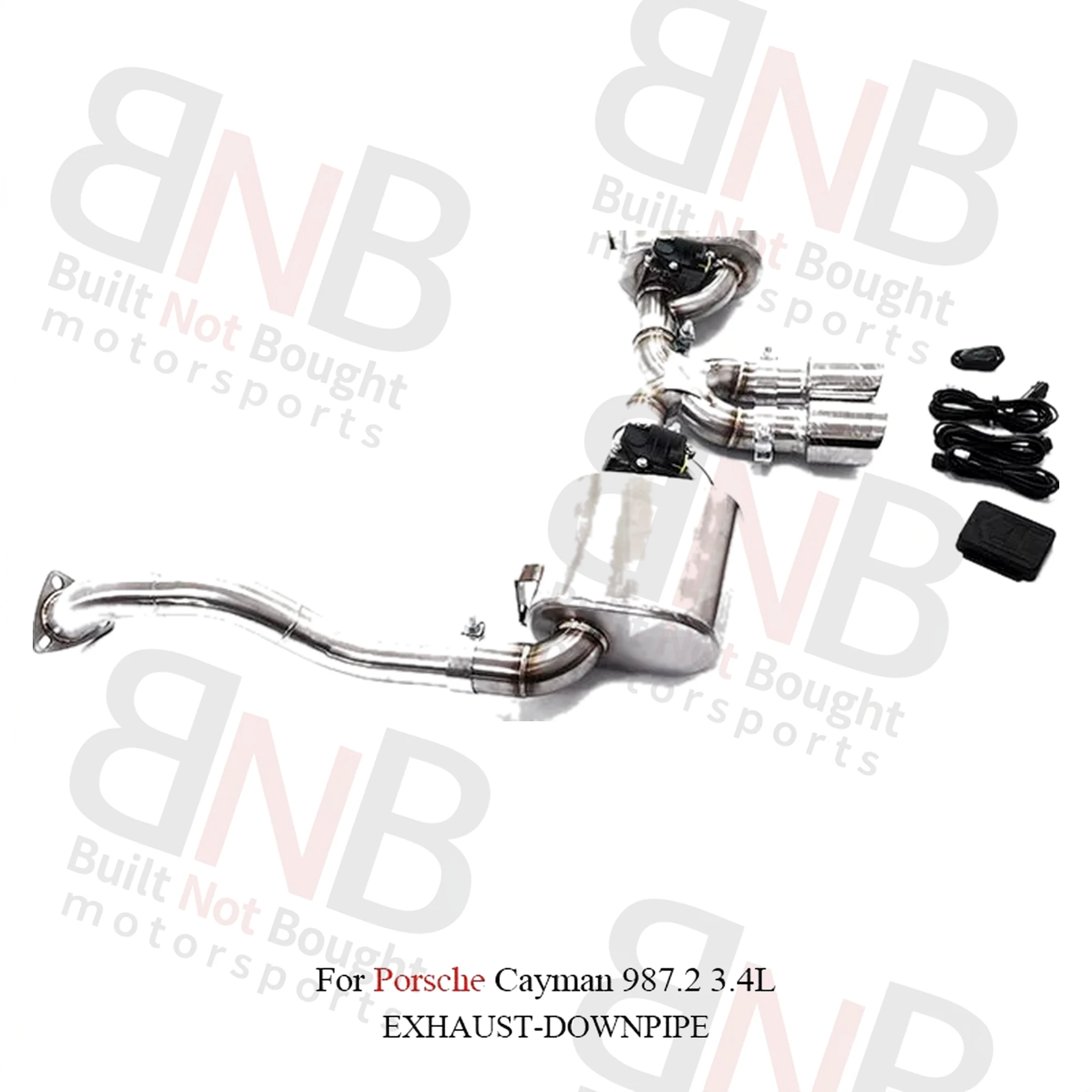 BNB Stainless Steel Exhaust Valve Catback for Porsche Cayman 987.2
