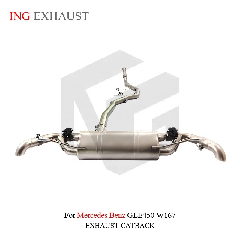 BNB Titaniumz Catback Valvetronic Exhaust for Mercedes GLE450 W167 4.0T