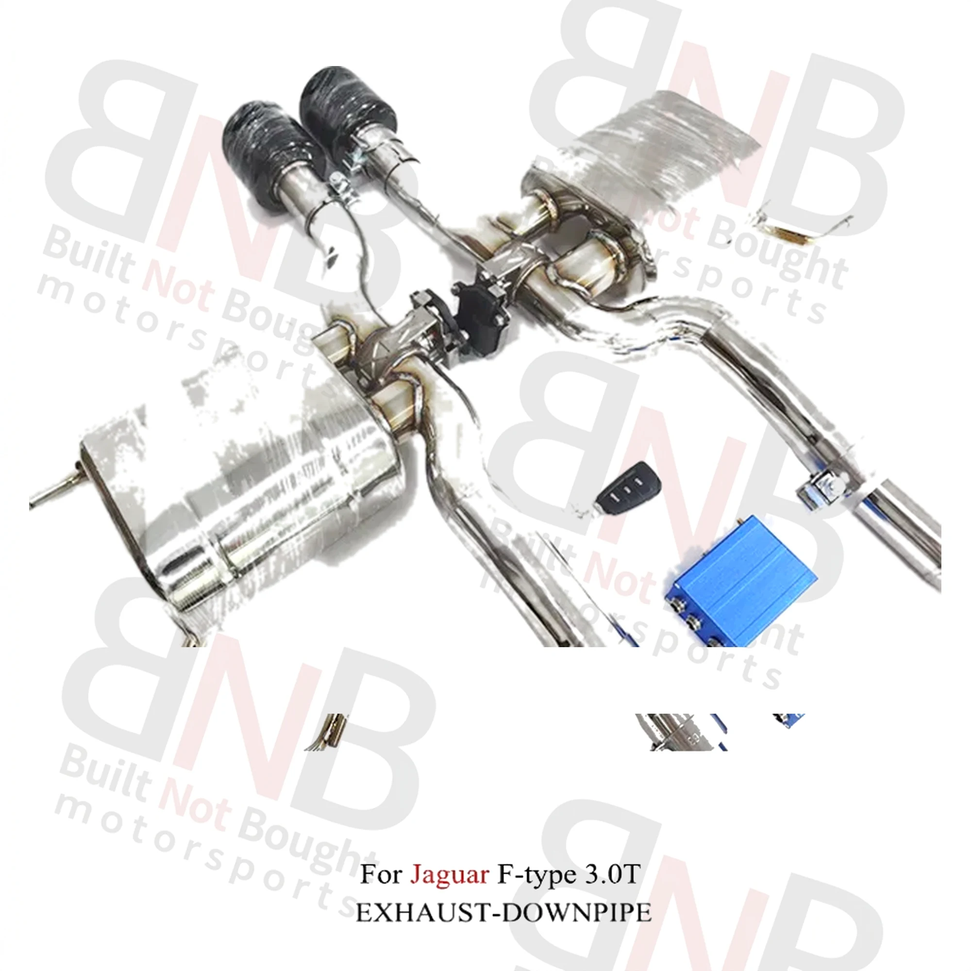 BNB Titaniumz Stainless Steel Valvetronic Exhaust for Jaguar F-Type 3.0T