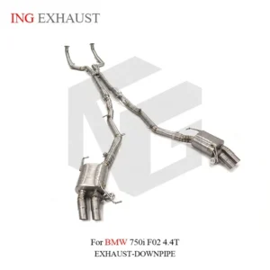 BNB Titaniumz BMW 750i F02 4.4T Titanium Valved Catback Exhaust System