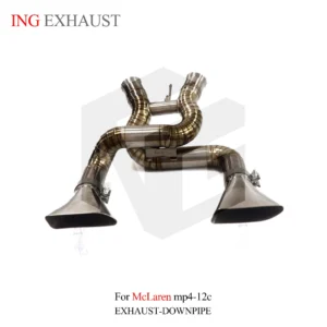 BNB Titaniumz Catback Exhaust for McLaren MP4-12C Titanium 120*60*50