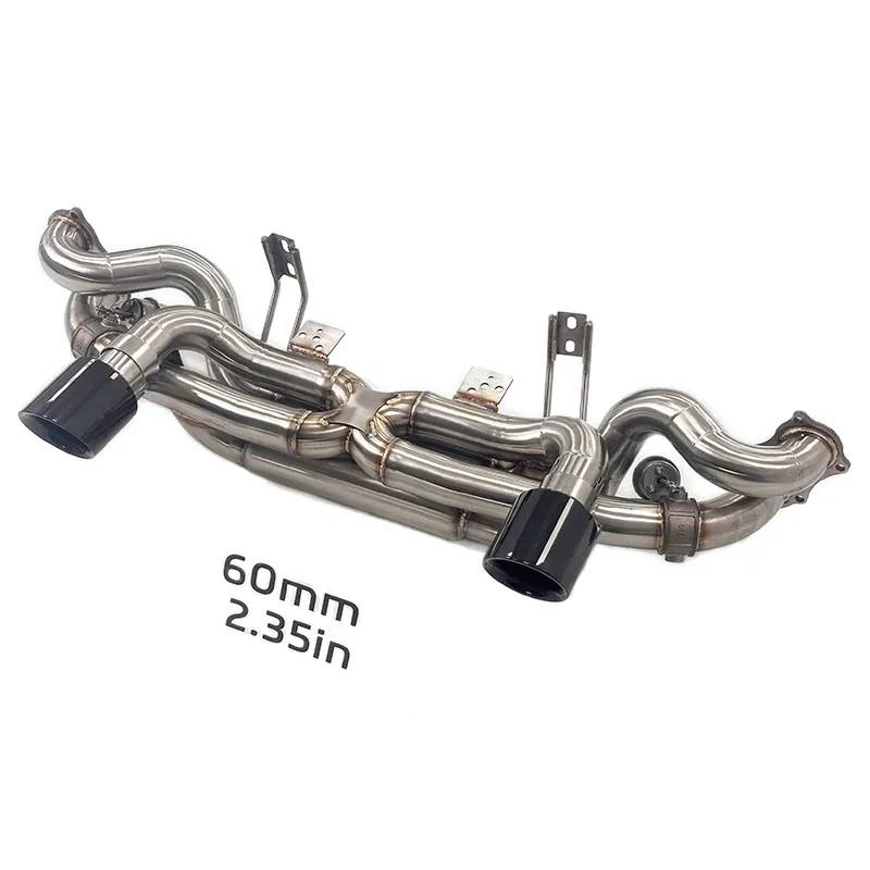 BNB Titaniumz Stainless Catback Exhaust Valves Porsche 718 GTS GT4 4.0T
