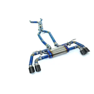 BNB Titanium Alloy Catback Exhaust for Porsche Cayenne GTS 958 3.6T Blue