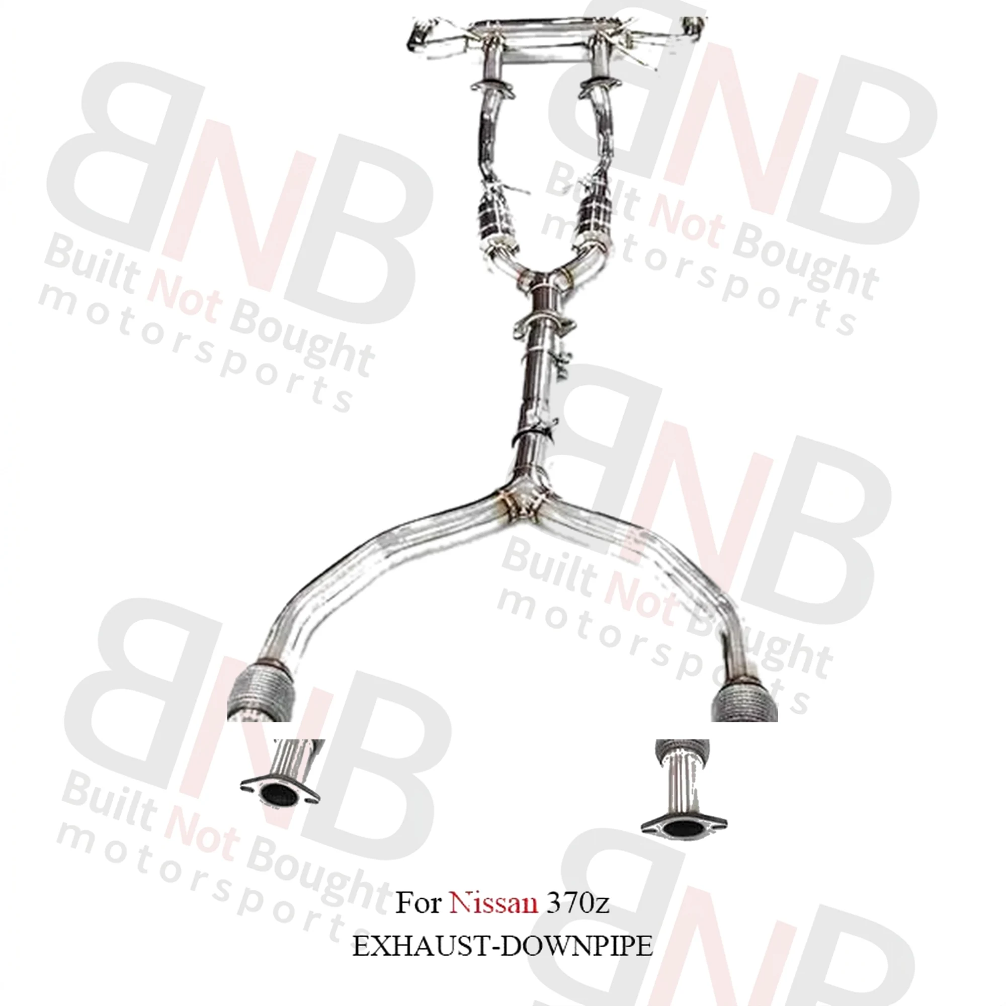 BNB Titaniumz 3.5 SS304 Catback Exhaust Pipe Nissan 350Z/370Z 2003-2006