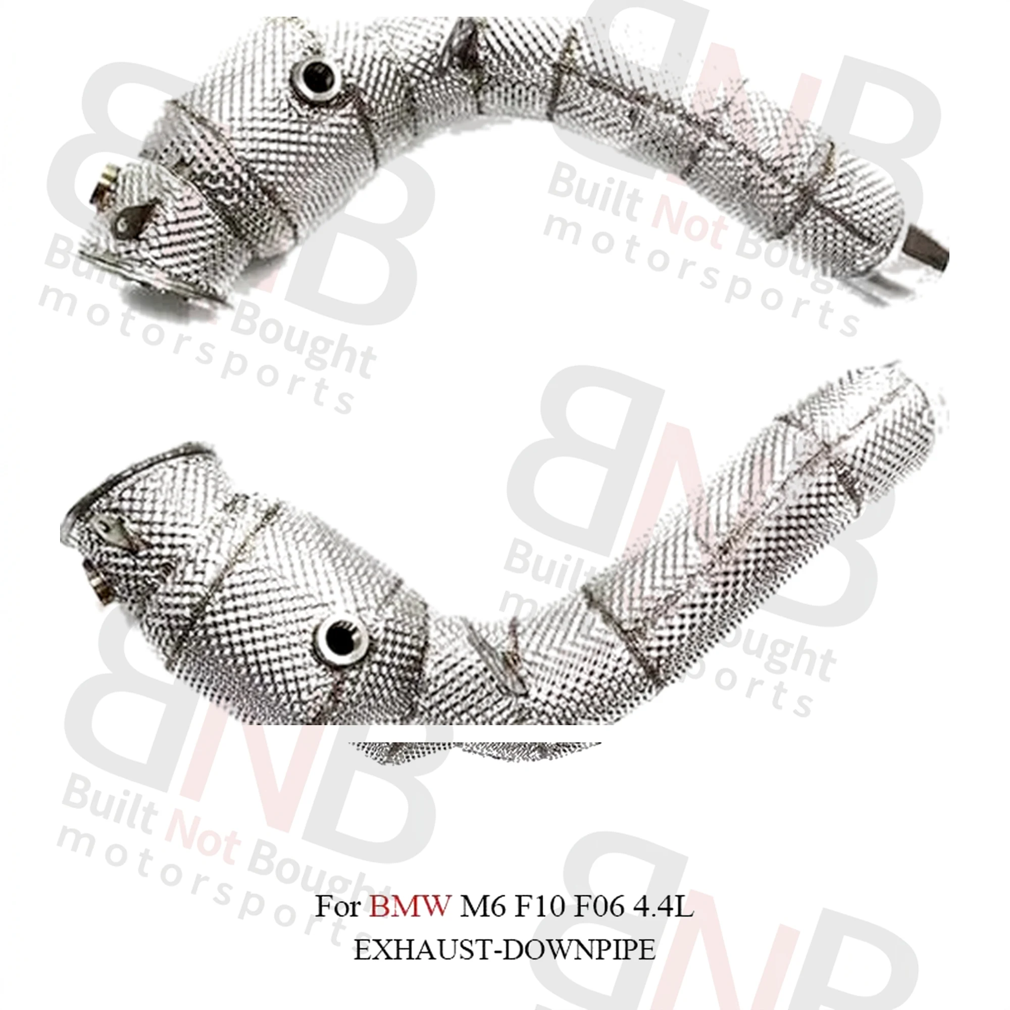 BNB Titaniumz Stainless Steel Exhaust Downpipe for BMW M6 F10 F06 4.4L